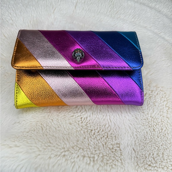 Kurt Geiger Handbags - Kurt Geiger Rainbow Metallic Wallet